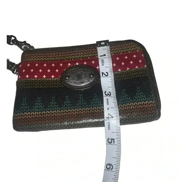 Fossil Key-Per Wallet Multi Compartment Midwestern Wallet - Picture 6 of 7